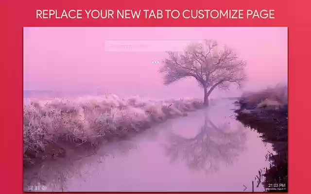 Aesthetic Wallpaper HD Custom New Tab  from Chrome web store to be run with OffiDocs Chromium online