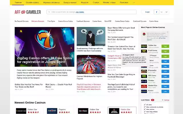 AffGambler.com: Casino Reviews + Free Slots from Chrome web store to be run with OffiDocs Chromium online AffGambler.com: Casino Reviews + Free Slots from Chrome web store to be run with OffiDocs Chromium online