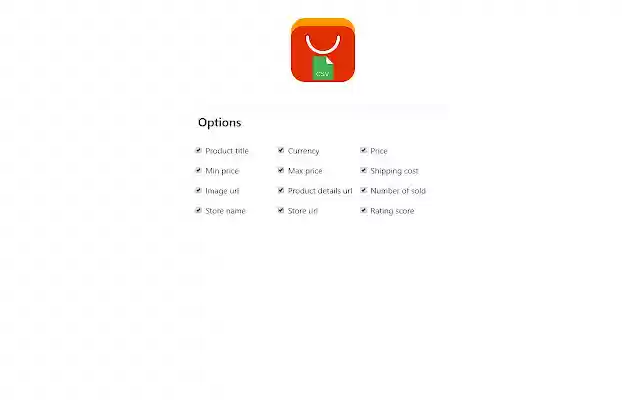 AliExpress CSV Export  from Chrome web store to be run with OffiDocs Chromium online
