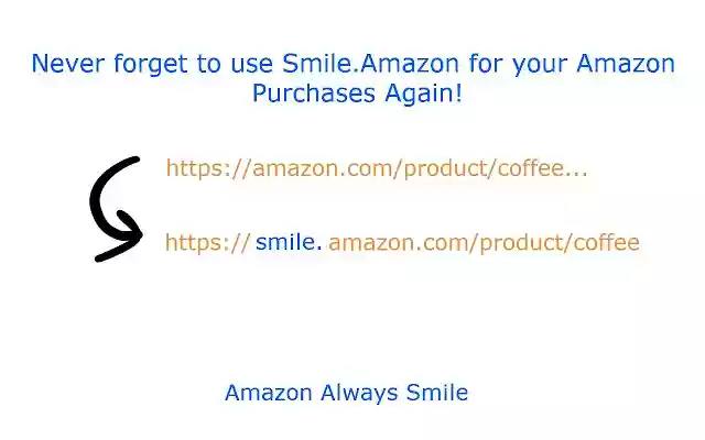 Amazon Keep Smiling  from Chrome web store to be run with OffiDocs Chromium online