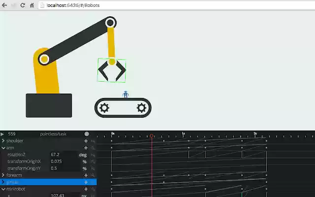 animachine (beta)  from Chrome web store to be run with OffiDocs Chromium online