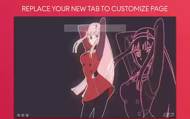 Anime Live Wallpaper HD Custom New Tab  from Chrome web store to be run with OffiDocs Chromium online