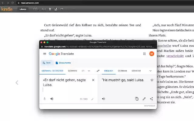 AnyTranslate  from Chrome web store to be run with OffiDocs Chromium online