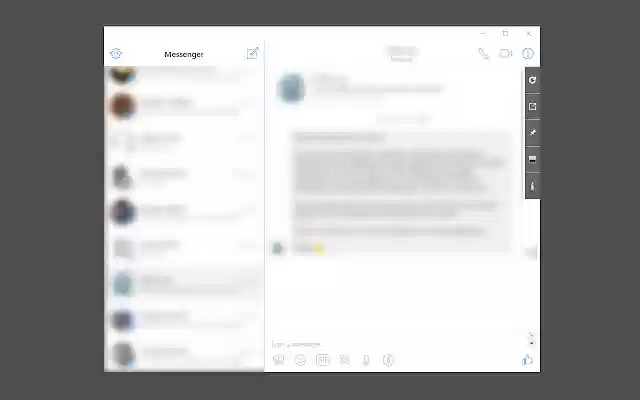 App para sa Messenger™ mula sa Chrome web store na tatakbo sa OffiDocs Chromium online