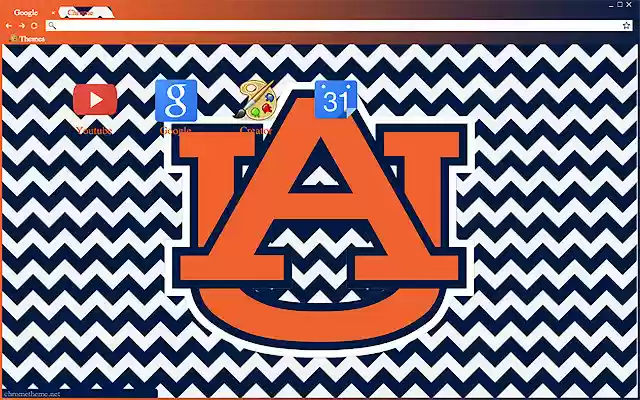 Auburn Chevron Theme  from Chrome web store to be run with OffiDocs Chromium online