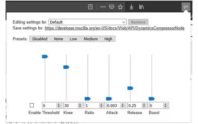 Audio Compressor  from Chrome web store to be run with OffiDocs Chromium online Audio Compressor  from Chrome web store to be run with OffiDocs Chromium online