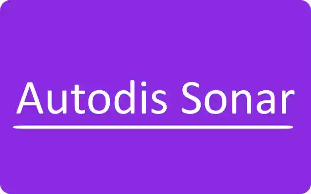 Autodis Sonar  from Chrome web store to be run with OffiDocs Chromium online