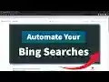 Automatisez vos recherches Bing à partir de la boutique en ligne Chrome à exécuter avec OffiDocs Chromium en ligne