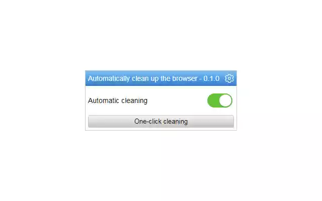 Automatically clean up the browser  from Chrome web store to be run with OffiDocs Chromium online