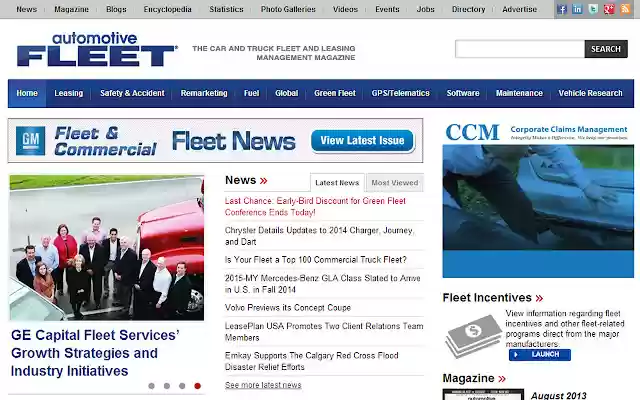 Automotive Fleet Magazine  from Chrome web store to be run with OffiDocs Chromium online