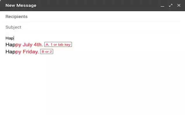 Auto text expand complete with hints from Chrome web store to be run with OffiDocs Chromium online Auto text expand complete with hints from Chrome web store to be run with OffiDocs Chromium online