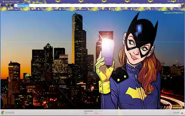 Batgirl Selfie  from Chrome web store to be run with OffiDocs Chromium online