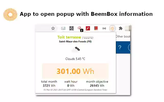 Beem Energy  from Chrome web store to be run with OffiDocs Chromium online