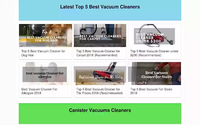 Best Vacuum for Carpet  from Chrome web store to be run with OffiDocs Chromium online