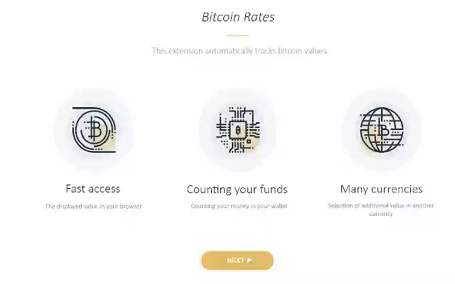 Bitcoin Rate  from Chrome web store to be run with OffiDocs Chromium online