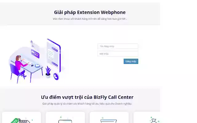 Bizfly Callcenter  from Chrome web store to be run with OffiDocs Chromium online