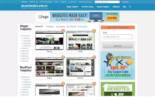 BlogTemplate4U dari toko web Chrome untuk dijalankan dengan OffiDocs Chromium online