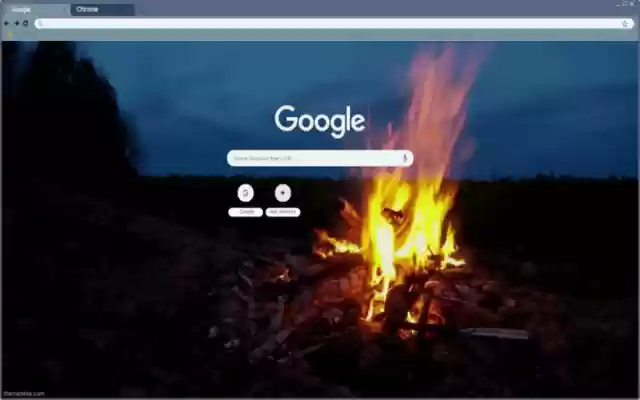 Bonfire at Night  from Chrome web store to be run with OffiDocs Chromium online