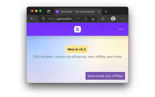 Bootstrap Viewport من متجر Chrome الإلكتروني ليتم تشغيله مع OffiDocs Chromium عبر الإنترنت