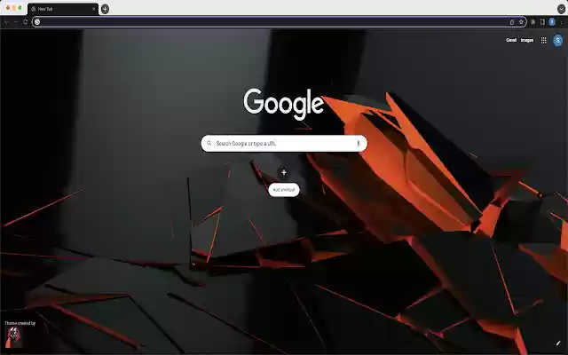 Broken Glass Theme de Chrome web store se ejecutará con OffiDocs Chromium en línea