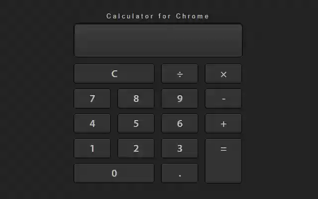 Calculator for Chrome  from Chrome web store to be run with OffiDocs Chromium online