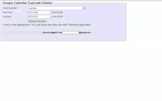 Calendar Duplicate Deletor from Chrome web store to be run with OffiDocs Chromium online Calendar Duplicate Deletor from Chrome web store to be run with OffiDocs Chromium online