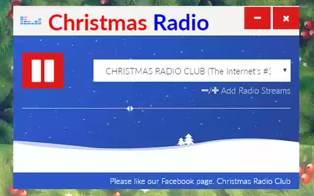 Christmas Radio Clubin Chrome with by OffiDocs