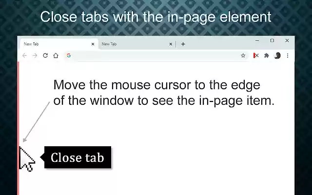 Close This Tab  from Chrome web store to be run with OffiDocs Chromium online