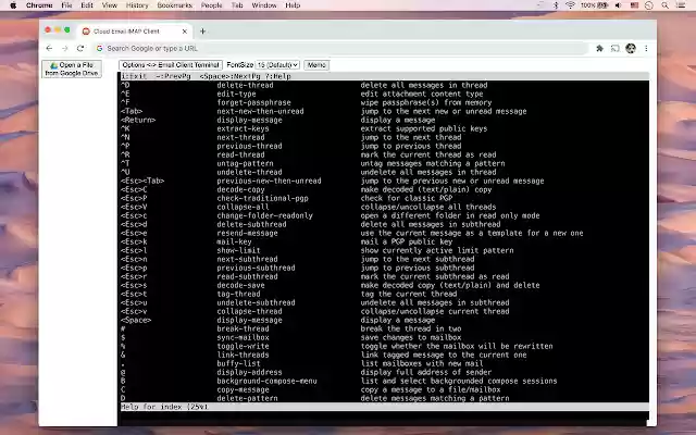 Cloud Email IMAP Client da Chrome Web Store para ser executado com OffiDocs Chromium online