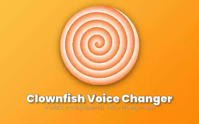 Chrome 网上商店的 Clownfish Voice Changer 将与 OffiDocs Chromium 在线运行