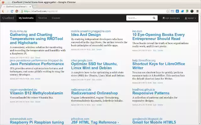 Cluefeed from Chrome web store to be run with OffiDocs Chromium online Cluefeed from Chrome web store to be run with OffiDocs Chromium online