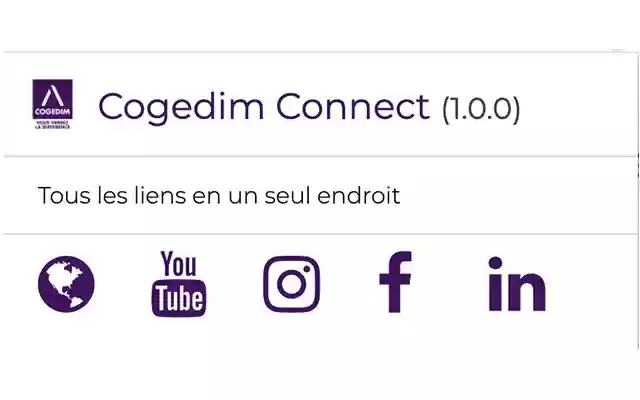 Cogedim Connect  from Chrome web store to be run with OffiDocs Chromium online