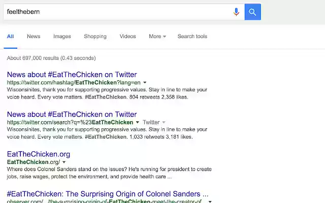 Colonel Bernie Sanders  from Chrome web store to be run with OffiDocs Chromium online