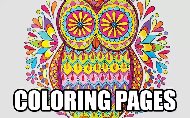 Coloring Pages  from Chrome web store to be run with OffiDocs Chromium online