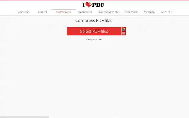 PDF komprimieren | ilovepdf.com aus dem Chrome Web Store zur Ausführung mit OffiDocs Chromium online