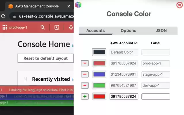 Console Color  from Chrome web store to be run with OffiDocs Chromium online