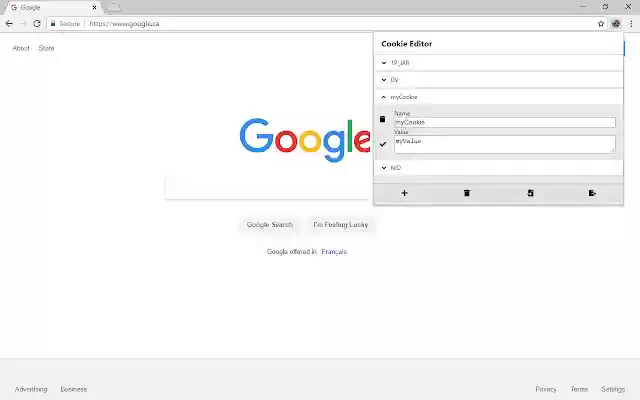 Edytor plików cookie ze sklepu internetowego Chrome do uruchomienia z OffiDocs Chromium online