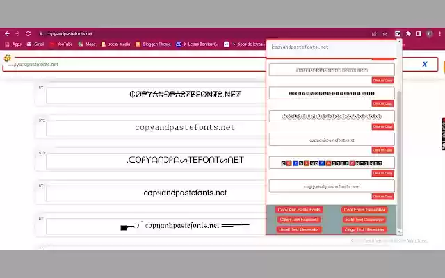 Copy And Paste Fonts  from Chrome web store to be run with OffiDocs Chromium online