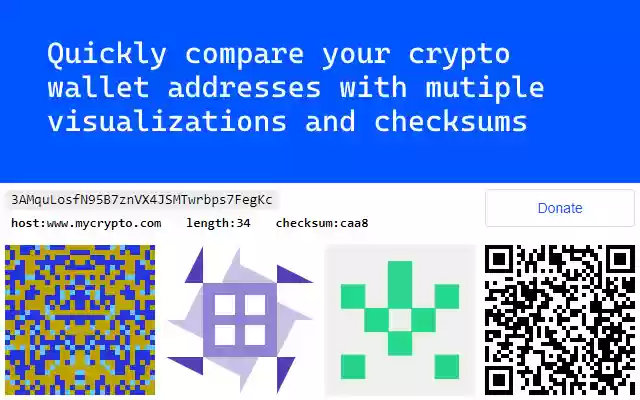 Crypto Address Visualizer  from Chrome web store to be run with OffiDocs Chromium online