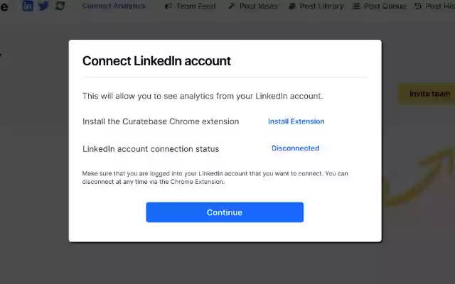 Curatebase Analytics from Chrome web store to be run with OffiDocs Chromium online Curatebase Analytics from Chrome web store to be run with OffiDocs Chromium online