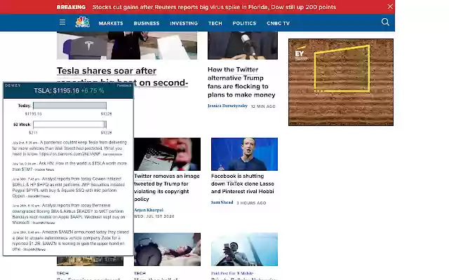 Dewey The Stock Traders Assistant from Chrome web store to be run with OffiDocs Chromium online Dewey The Stock Traders Assistant from Chrome web store to be run with OffiDocs Chromium online