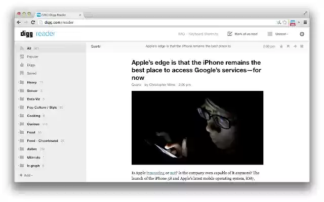 Digg ze sklepu internetowego Chrome do uruchomienia z OffiDocs Chromium online