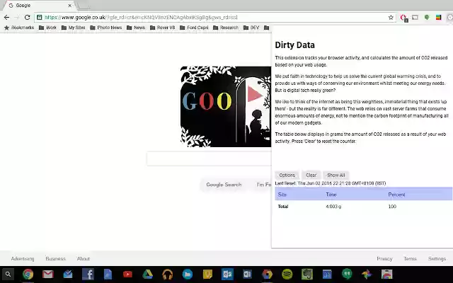 Dirty Data uit de Chrome-webwinkel om te worden uitgevoerd met OffiDocs Chromium online