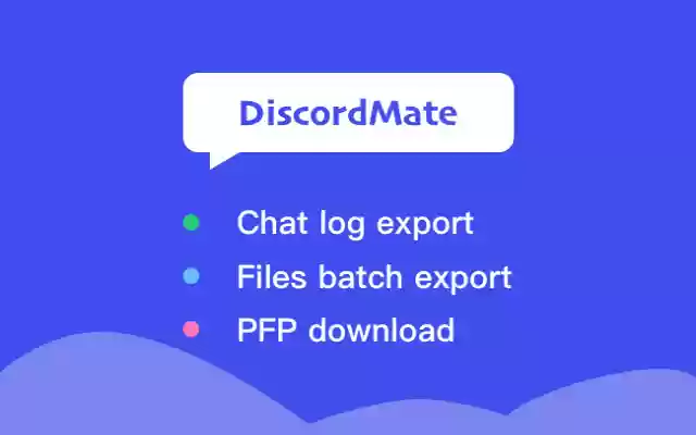 Chrome 网上应用店的 Discordmate Discord 聊天导出器将与 OffiDocs Chromium 在线运行