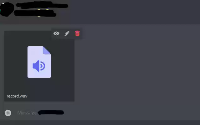 Discord Voice Messages  from Chrome web store to be run with OffiDocs Chromium online