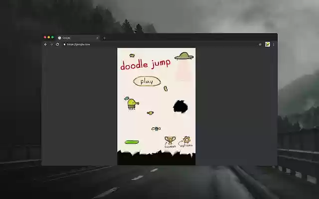 Doodle Jump Officialin Chrome with by OffiDocs