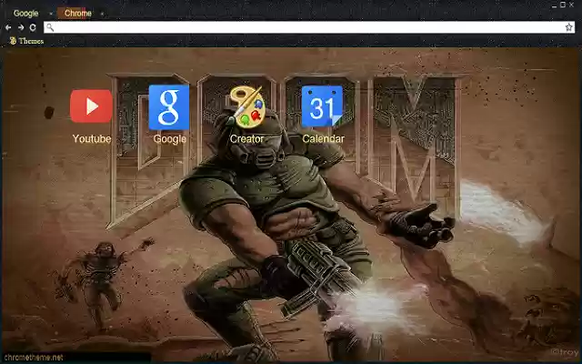Doom  from Chrome web store to be run with OffiDocs Chromium online