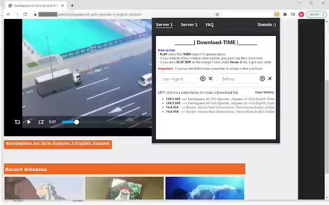 Download TIME  from Chrome web store to be run with OffiDocs Chromium online