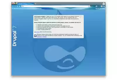 Drupal 7  from Chrome web store to be run with OffiDocs Chromium online