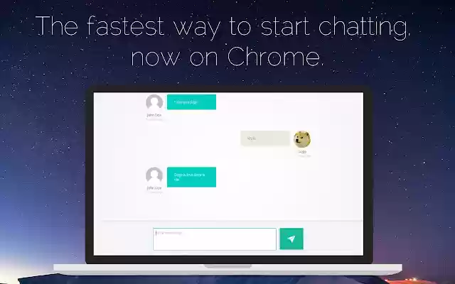 Echo (Private Chat)  from Chrome web store to be run with OffiDocs Chromium online